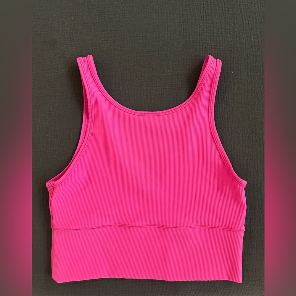 Lululemon size 8 pink power pivot tank